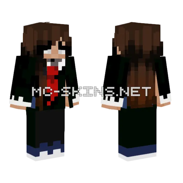 Hyuna Alien Stage Minecraft skin, front and back