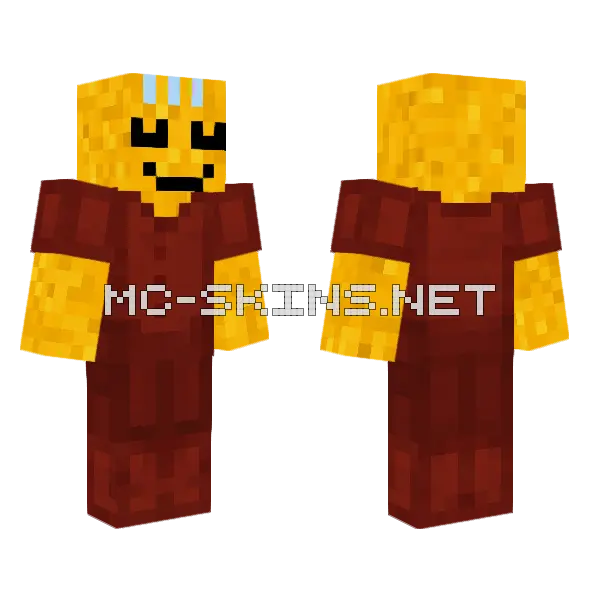 I Am Minecraft skin, front and back
