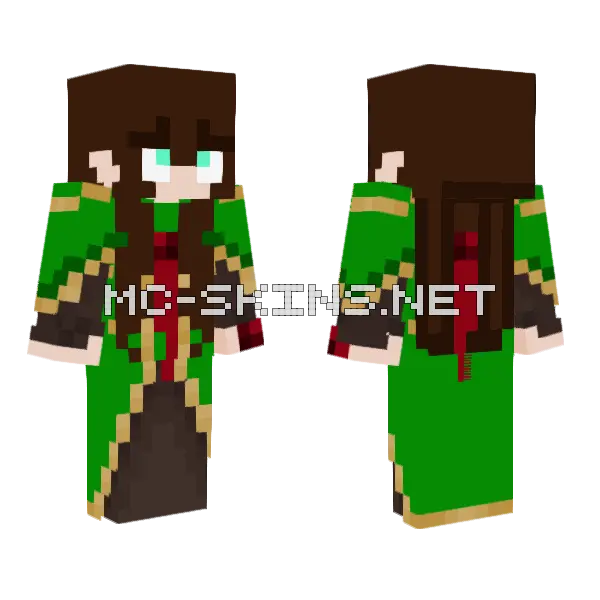 I Am Fainting Minecraft skin, front and back