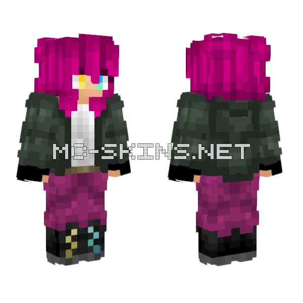 i bald now so n e ways Minecraft skin, front and back