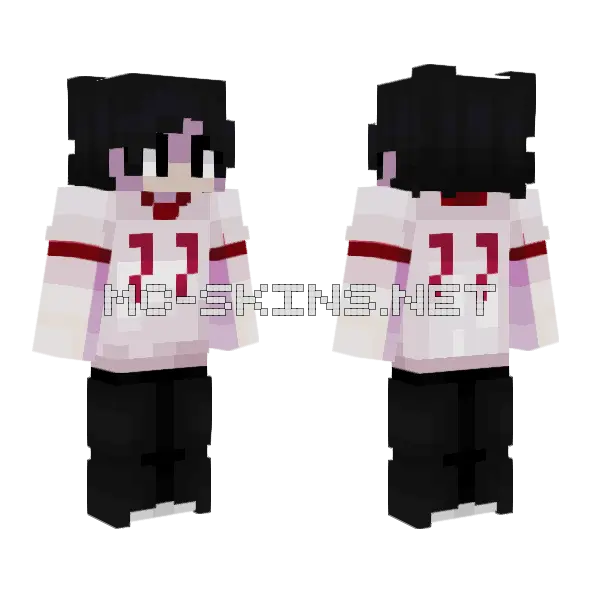 I Barely Know Her Sombr Minecraft skin, front and back
