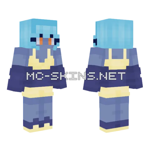 I Broke It Again Minecraft skin, front and back