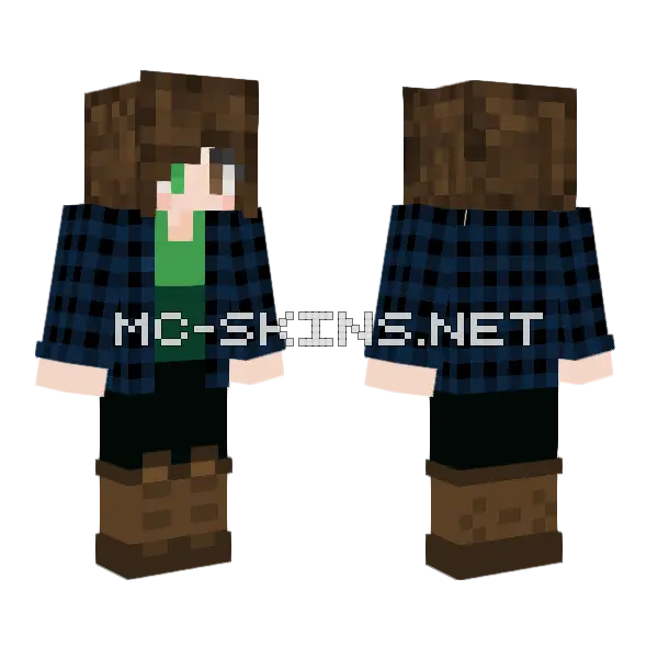 I Did This Skin Minecraft skin, front and back