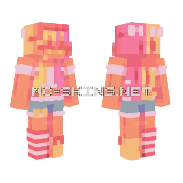I Don't Believe In That Stuff Anymore Minecraft skin, front and back