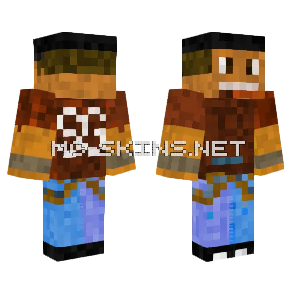 I Dont Know Minecraft skin, front and back