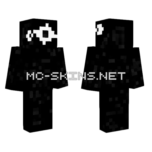 i eye 2 Minecraft skin, front and back