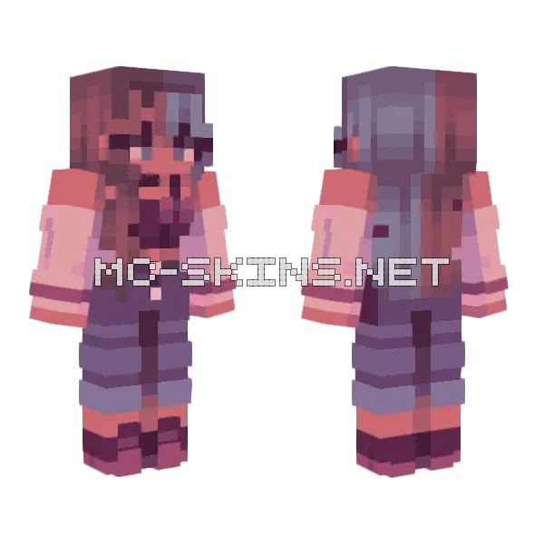 I Guess The World Is Mine Minecraft skin, front and back