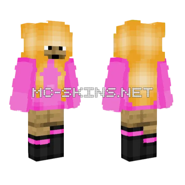 I H A I R P I E C E I Minecraft skin, front and back