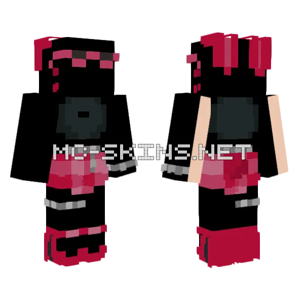 I Heard You Base Minecraft skin, front and back