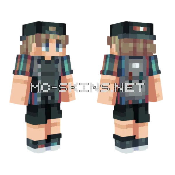 I Know I Know Minecraft skin, front and back