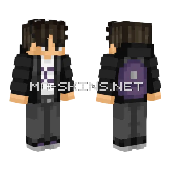 I ll Go To World S End Tonight Minecraft skin, front and back