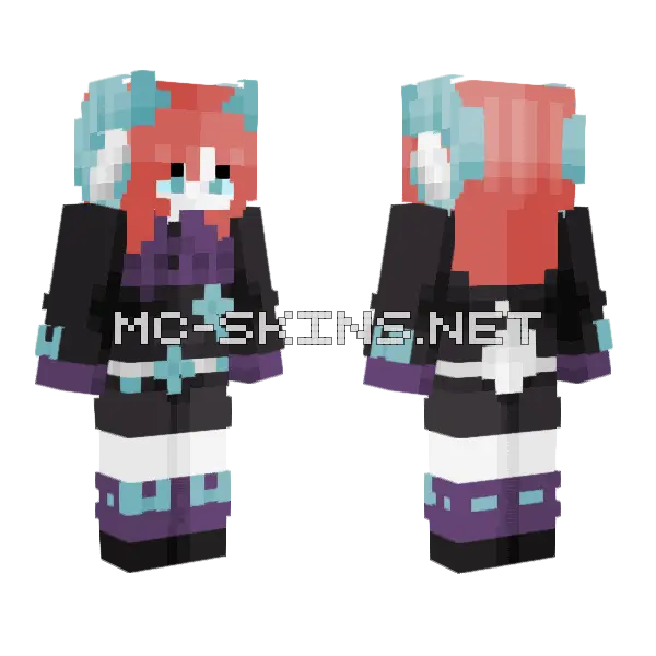 i m alive friensmp lore Minecraft skin, front and back