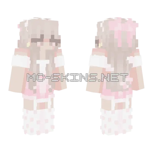 I Miss You Minecraft skin, front and back