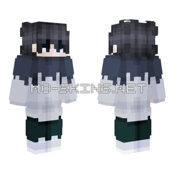 I Never Believed In Superstitious Minecraft skin, front and back
