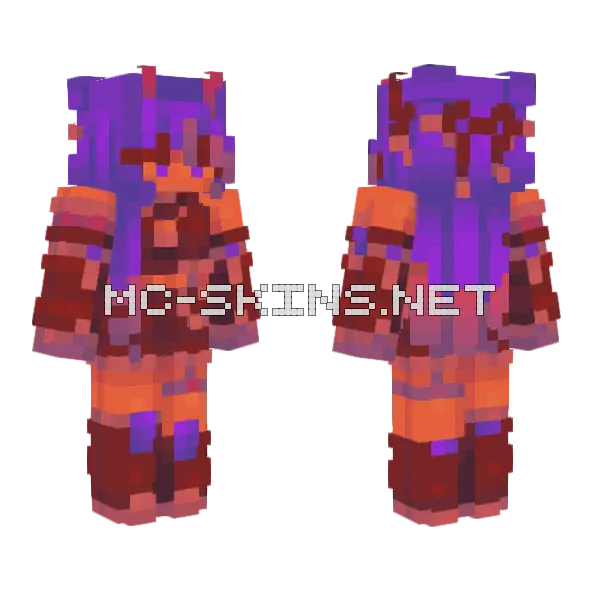 I Really Want To Stay At Your House Minecraft skin, front and back