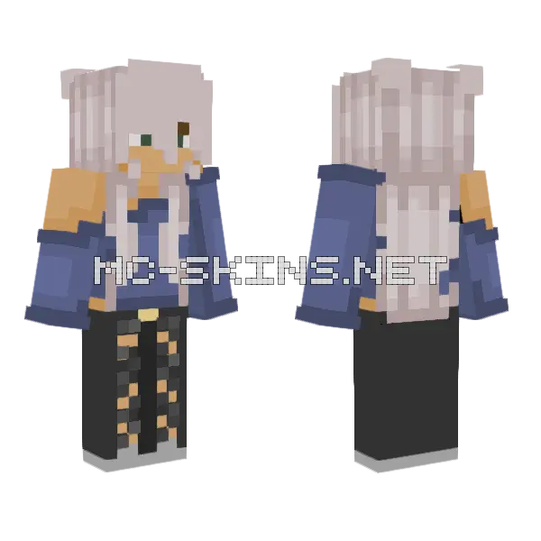 I Tried Minecraft skin, front and back