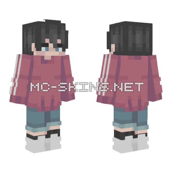 I Was Blind To Let You Go Minecraft skin, front and back