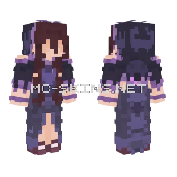 I Will Bring You Ruin Minecraft skin, front and back