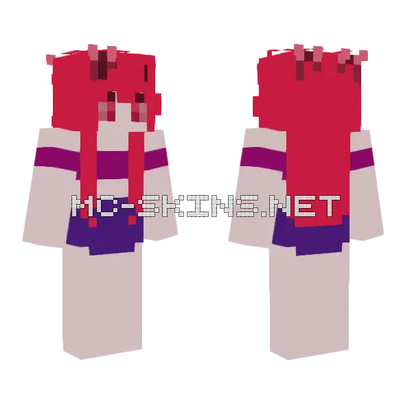 I Won't Forget You Minecraft skin, front and back