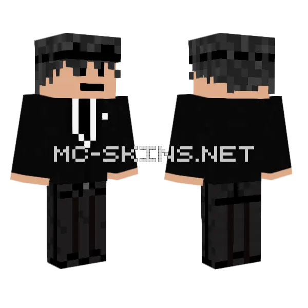 Iamc4den Alternate Minecraft skin, front and back