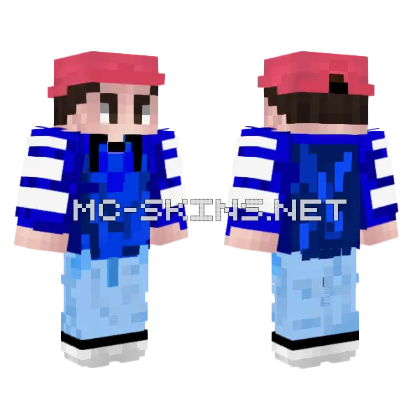 Ic Max Minecraft skin, front and back