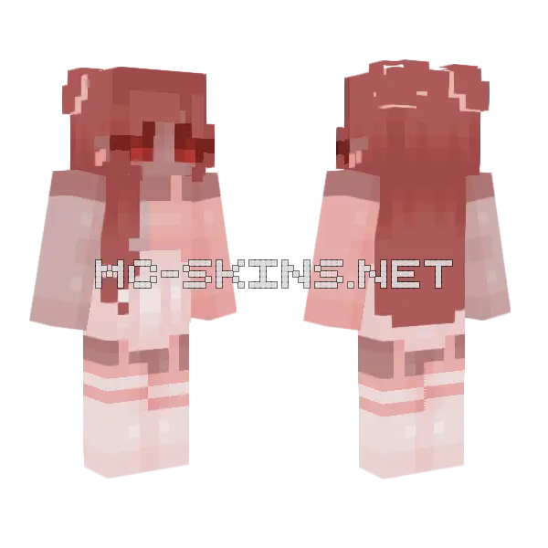Ice Cream Splash Minecraft skin, front and back