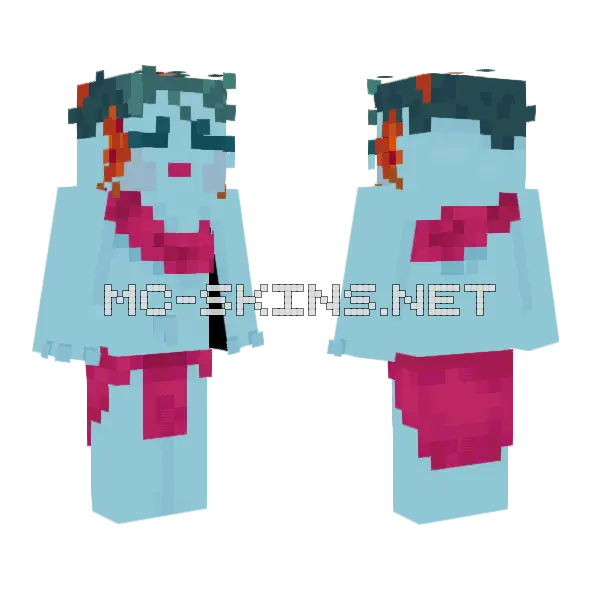 Ice Mage Robes, front and back