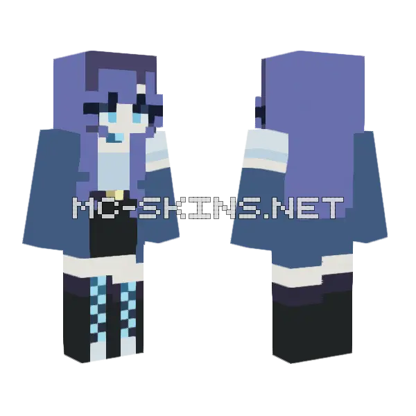Ice Snow Results Minecraft skin, front and back