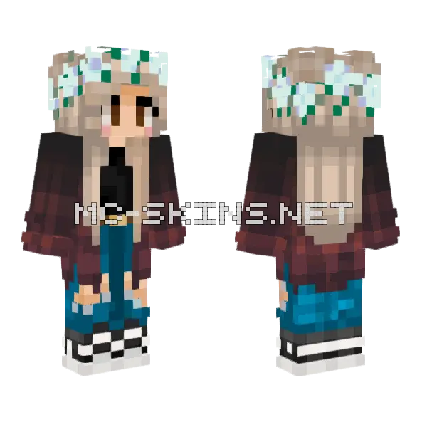 Iceboo Skin 2020 Minecraft skin, front and back