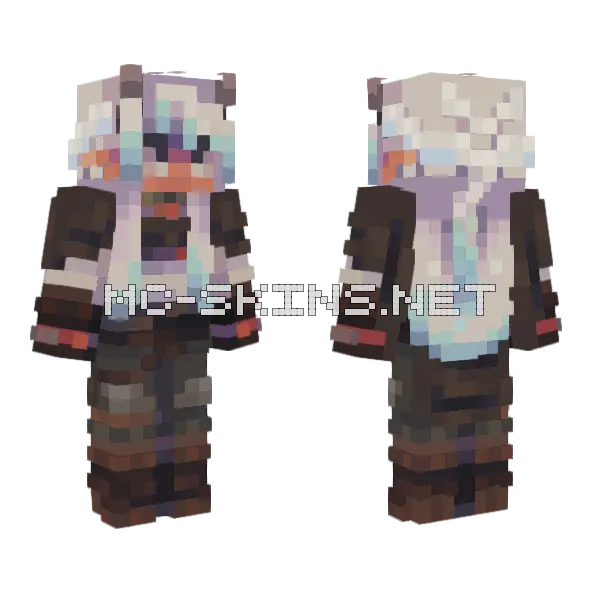 Iced Grotto SFA 18 Minecraft skin, front and back
