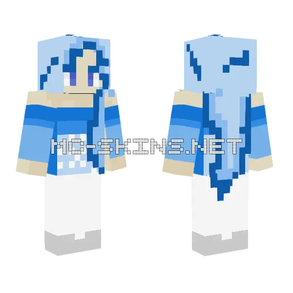 Icey Boy Minecraft skin, front and back