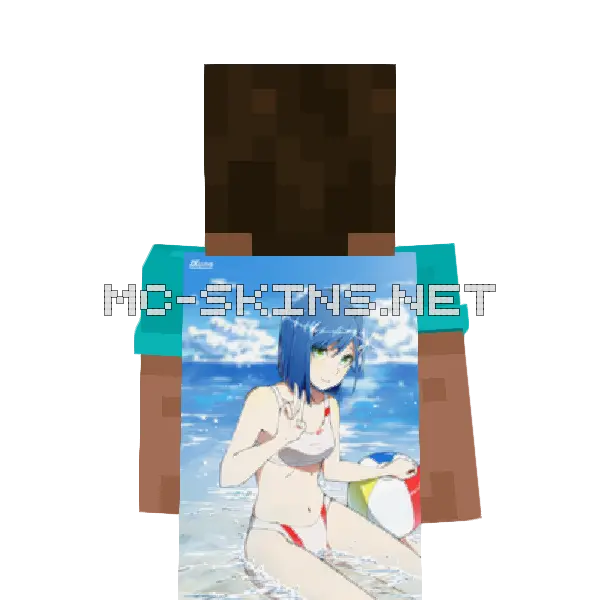 Ichigo Bikini cape, outside and lining