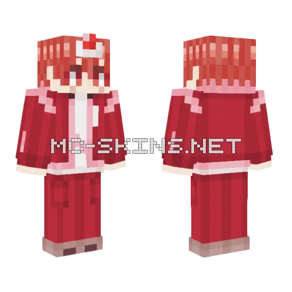 Ichigo Dai U Minecraft skin, front and back