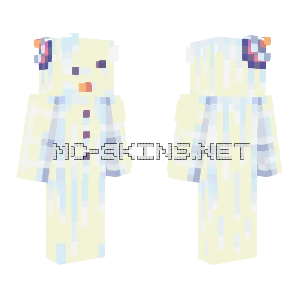 Icicled Rce Minecraft skin, front and back