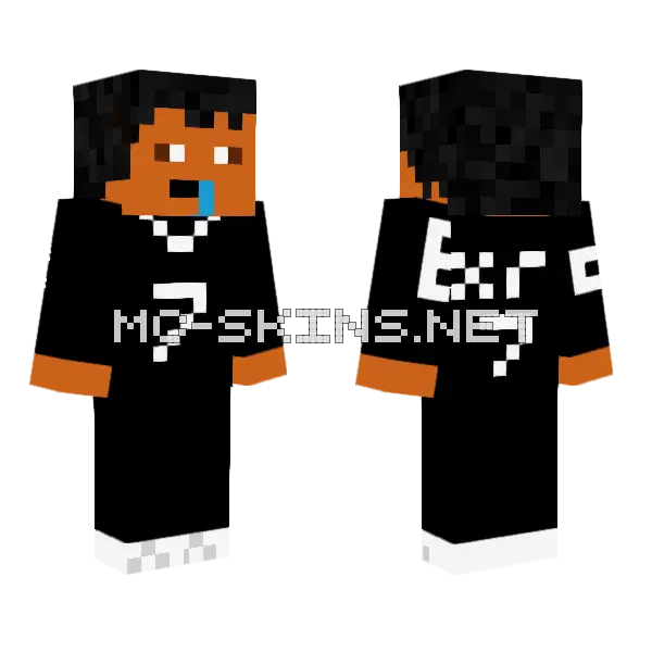 Idk Hahaha Minecraft skin, front and back