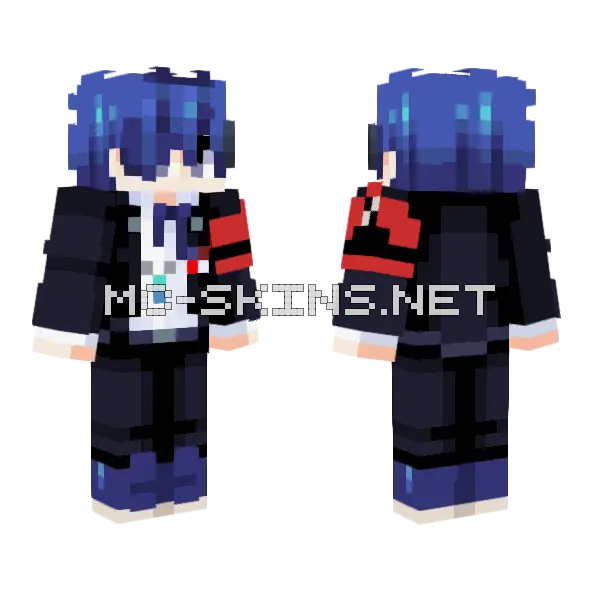 Idk Is Not Mine Minecraft skin, front and back