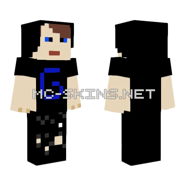 Idk Know What This Is Minecraft skin, front and back