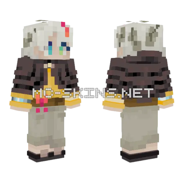 Idk Man Minecraft skin, front and back