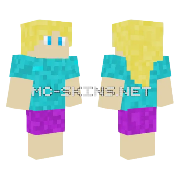 Idk My Att At Girl Skin Minecraft skin, front and back