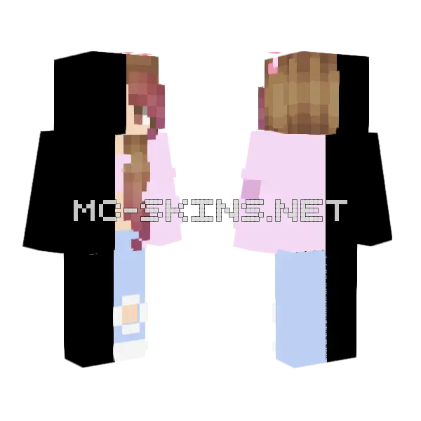 Idk Plzzzzzzz Minecraft skin, front and back