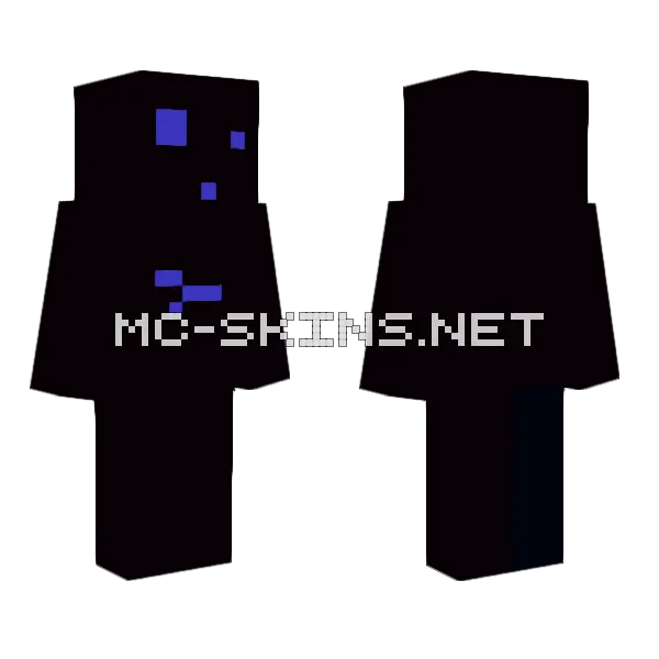Idkk Minecraft skin, front and back