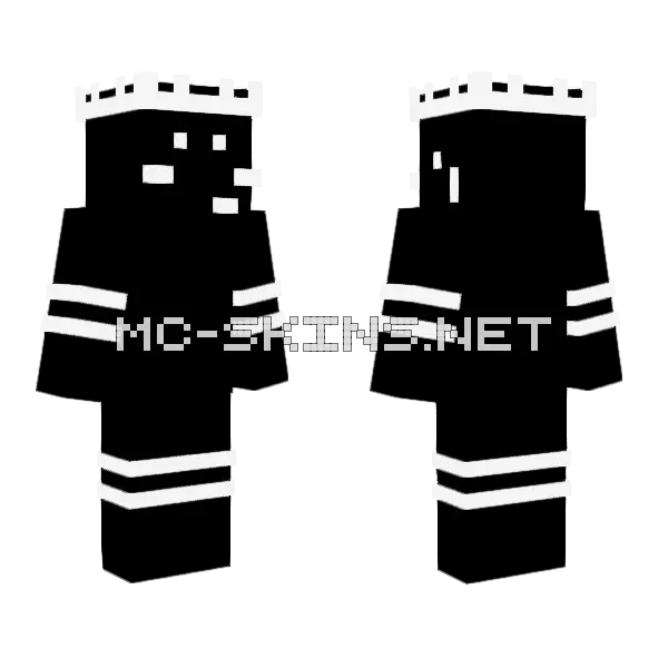 Idkkk Minecraft skin, front and back