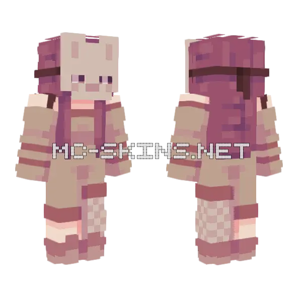 If Cats Could Talk Minecraft skin, front and back