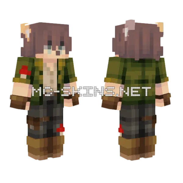 If They Could Talk They Would Laugh Minecraft skin, front and back