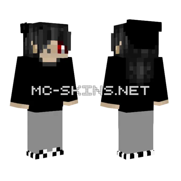 Iidax Boy Minecraft skin, front and back