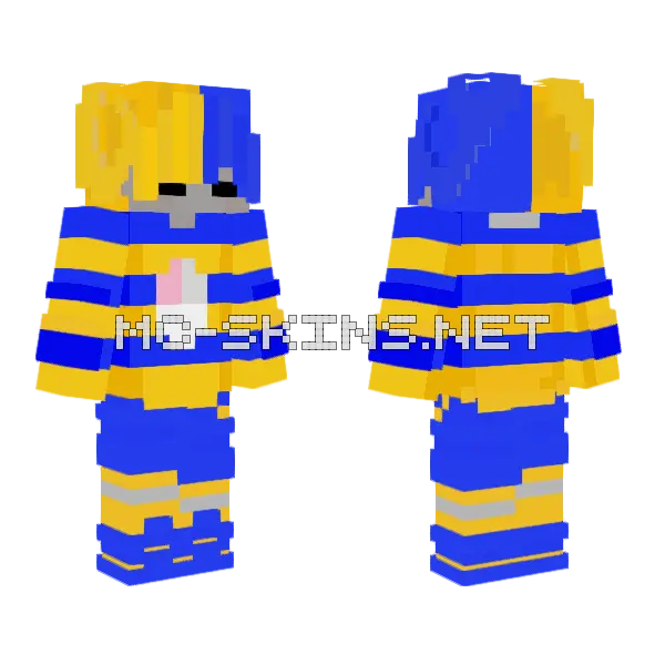 Ikea Drip Holybite Minecraft skin, front and back