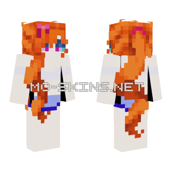 Ila Minecraft skin, front and back