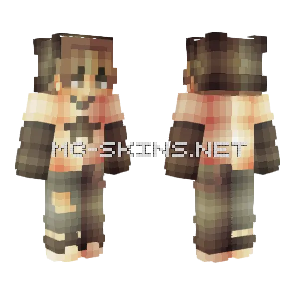 I'll Be Home Wherever I Go Rce Minecraft skin, front and back