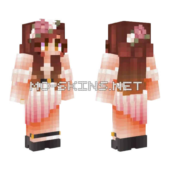 I'll Love You Til We're Bones Minecraft skin, front and back