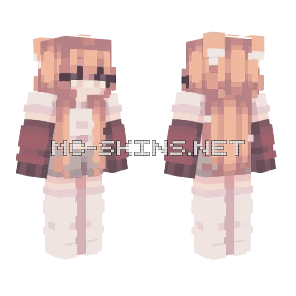 Ily Minecraft skin, front and back